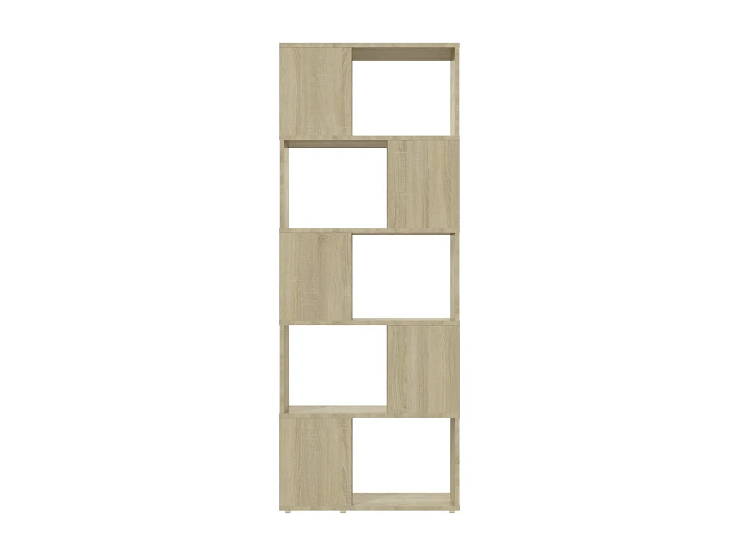Estantería divisor de espacios roble Sonoma 60x24x155 cm