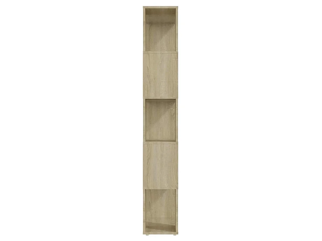 Bibliothèque/Séparateur de pièce Chêne Sonoma 60x24x155 cm