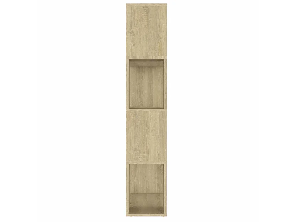 Bibliothèque/Séparateur de pièce Chêne Sonoma 80x24x124,5 cm