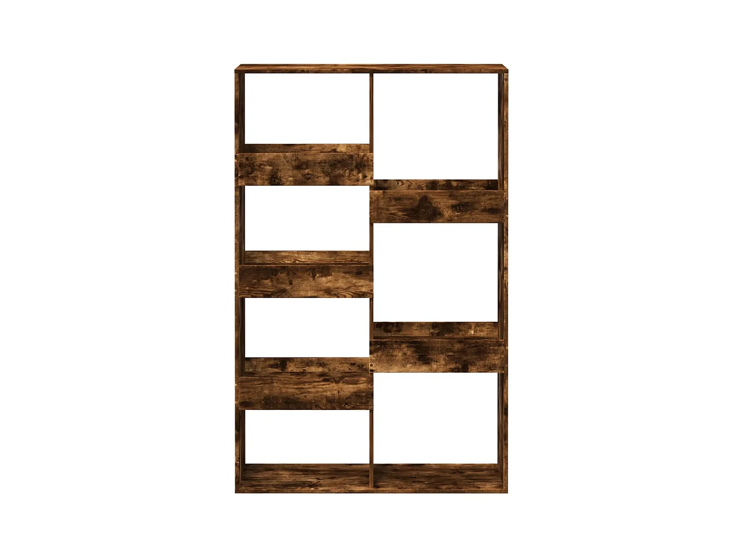 Cloison de séparation chêne fumé 100x33x155,5cm bois ingénierie