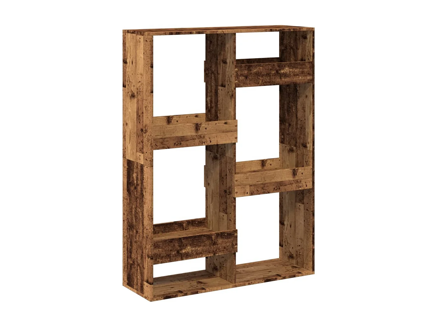 Raumteiler Altholz-Optik 100x33x135 cm Holzwerkstoff