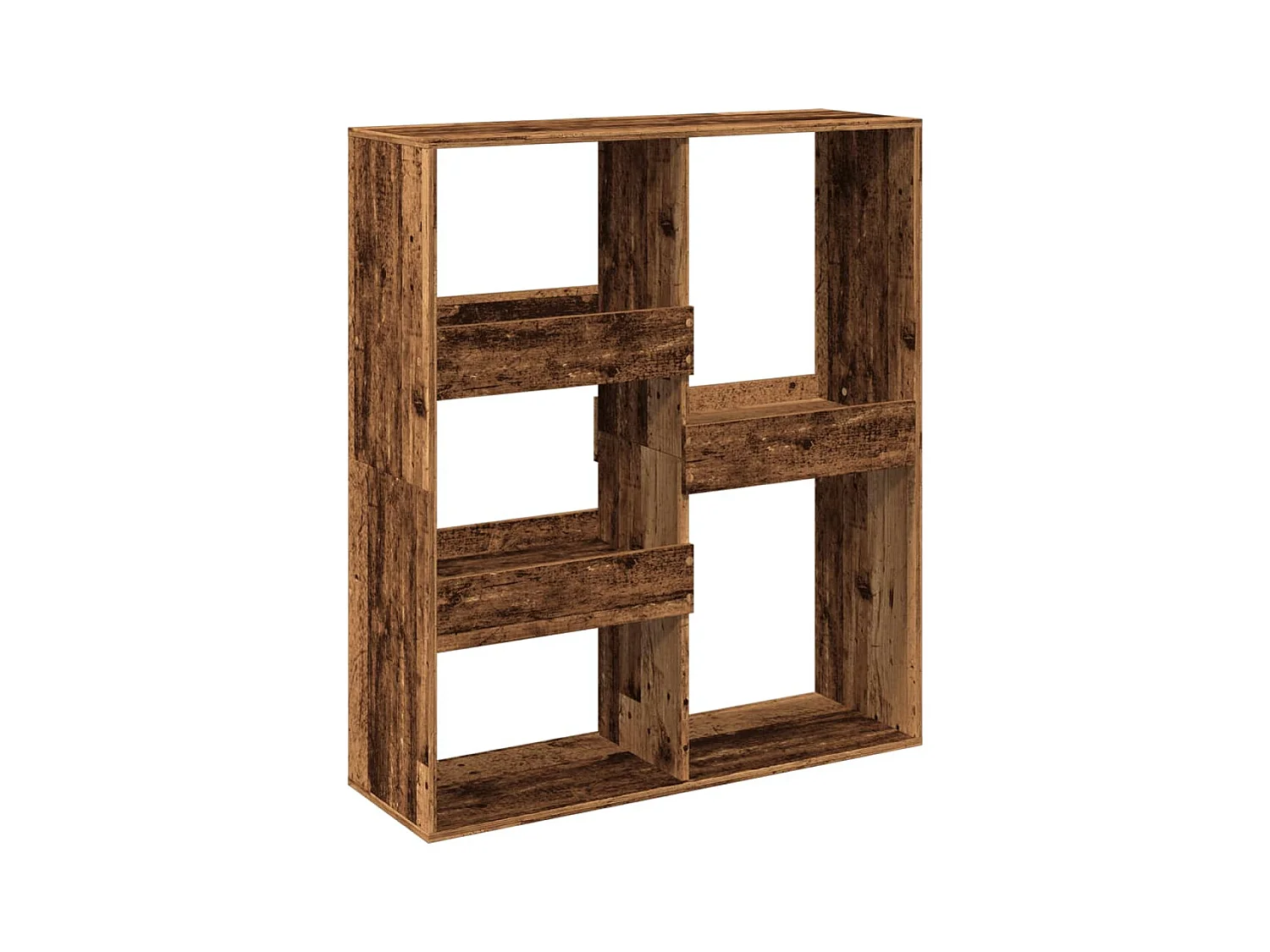 Raumteiler Altholz-Optik 100x33x115 cm Holzwerkstoff