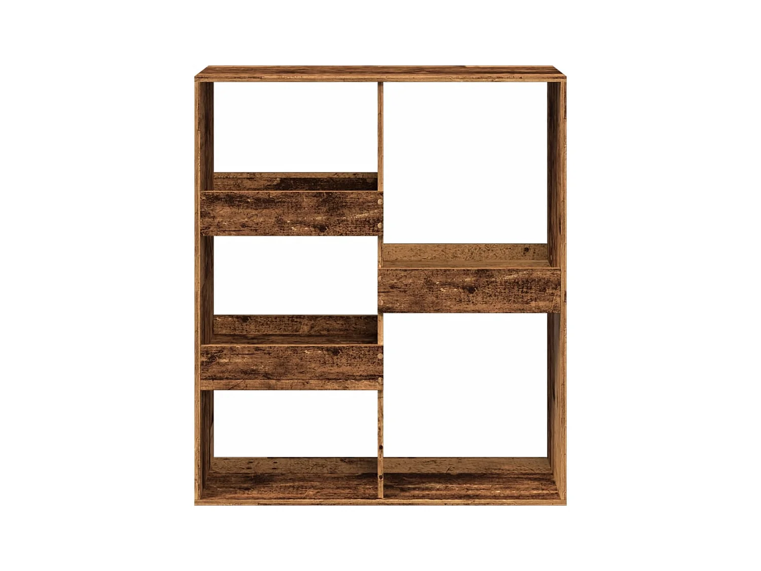 Raumteiler Altholz-Optik 100x33x115 cm Holzwerkstoff