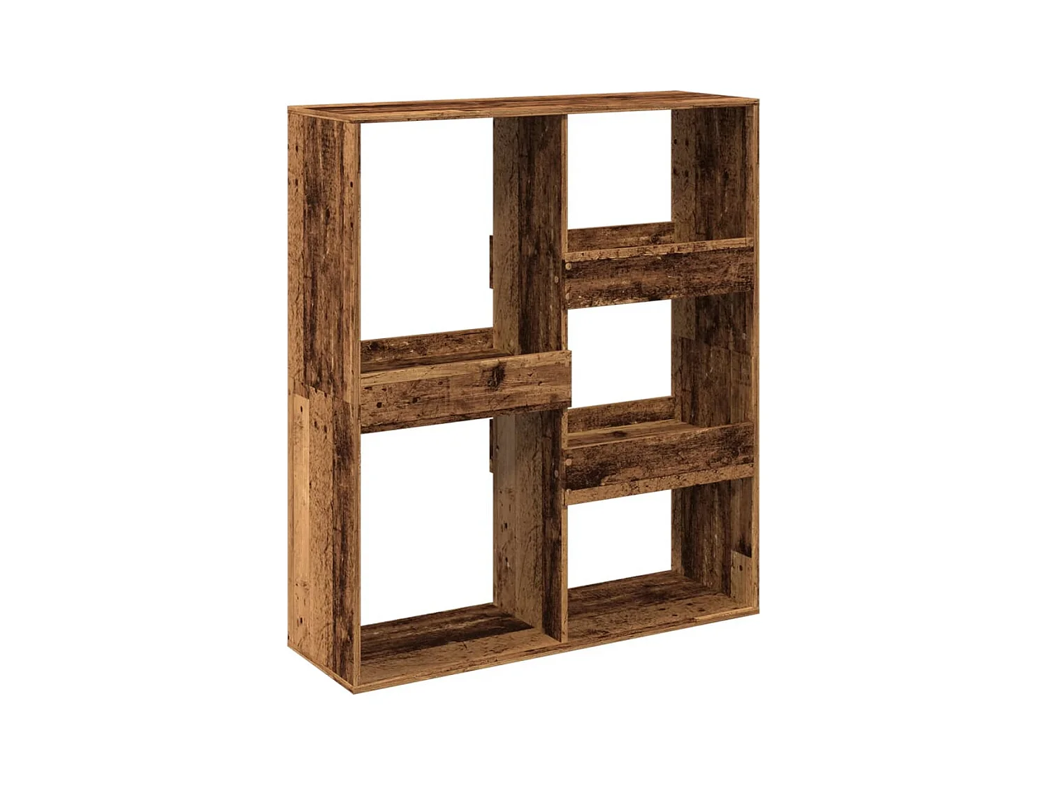 Raumteiler Altholz-Optik 100x33x115 cm Holzwerkstoff