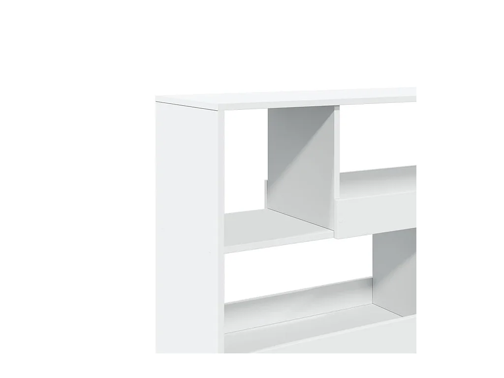 Cloison de séparation blanc 100x33x94,5 cm bois d'ingénierie