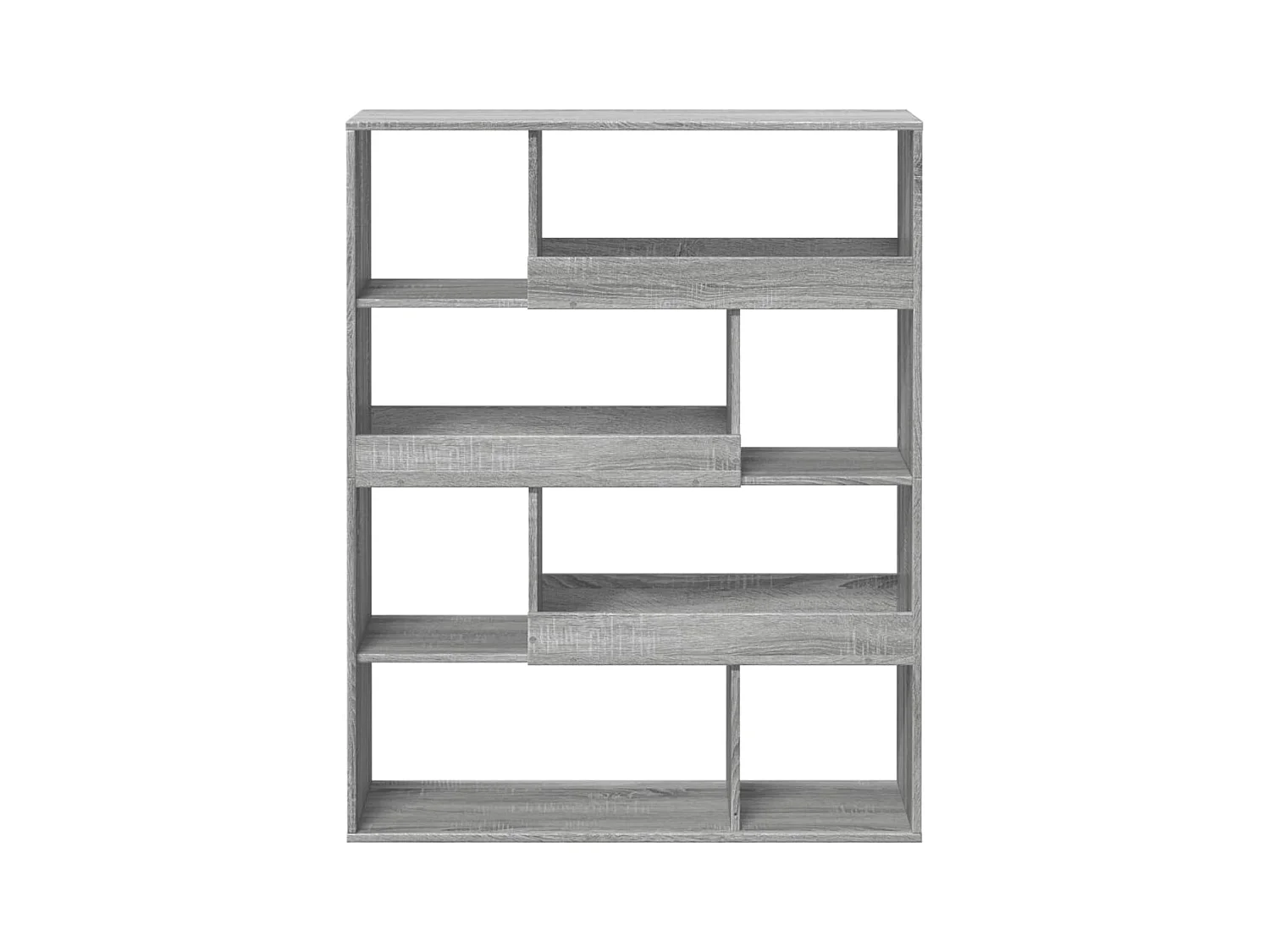 kamerscherm 100x33x125,5 cm bewerkt hout grijs sonoma eiken