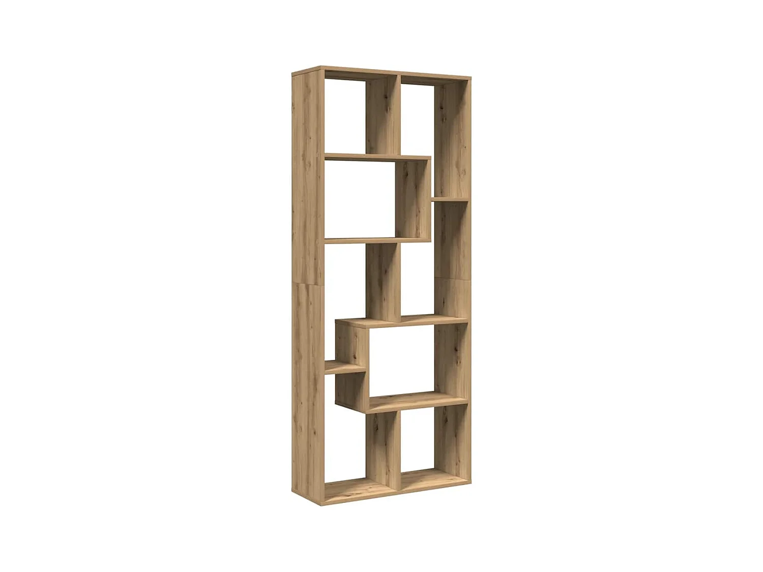 Libreria Divisorio Rovere Artigianale 67x25x161,5 cm Truciolato