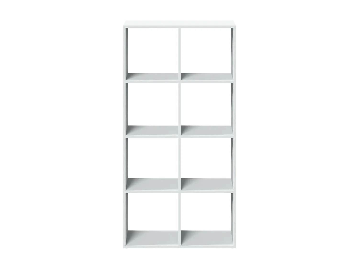 Bibliothèque séparateur de pièce Blanc 69,5 x 29 x 137,5 cm Bois d'ingénierie