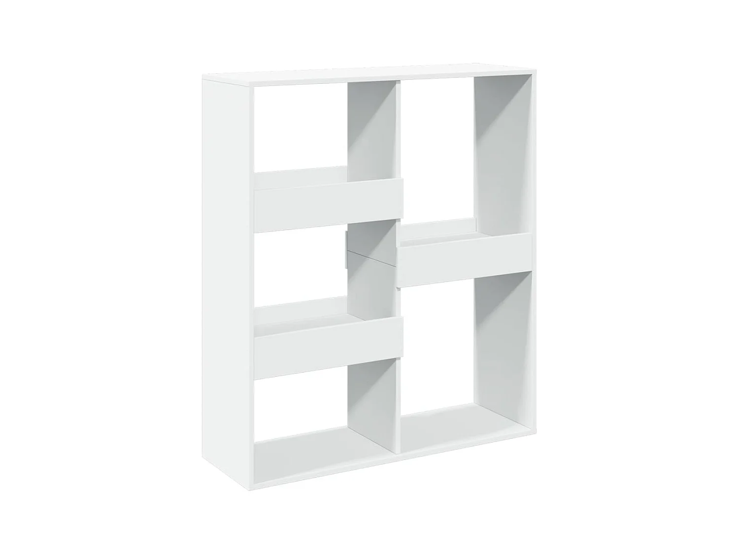 Cloison de séparation blanc 100x33x115 cm bois d'ingénierie