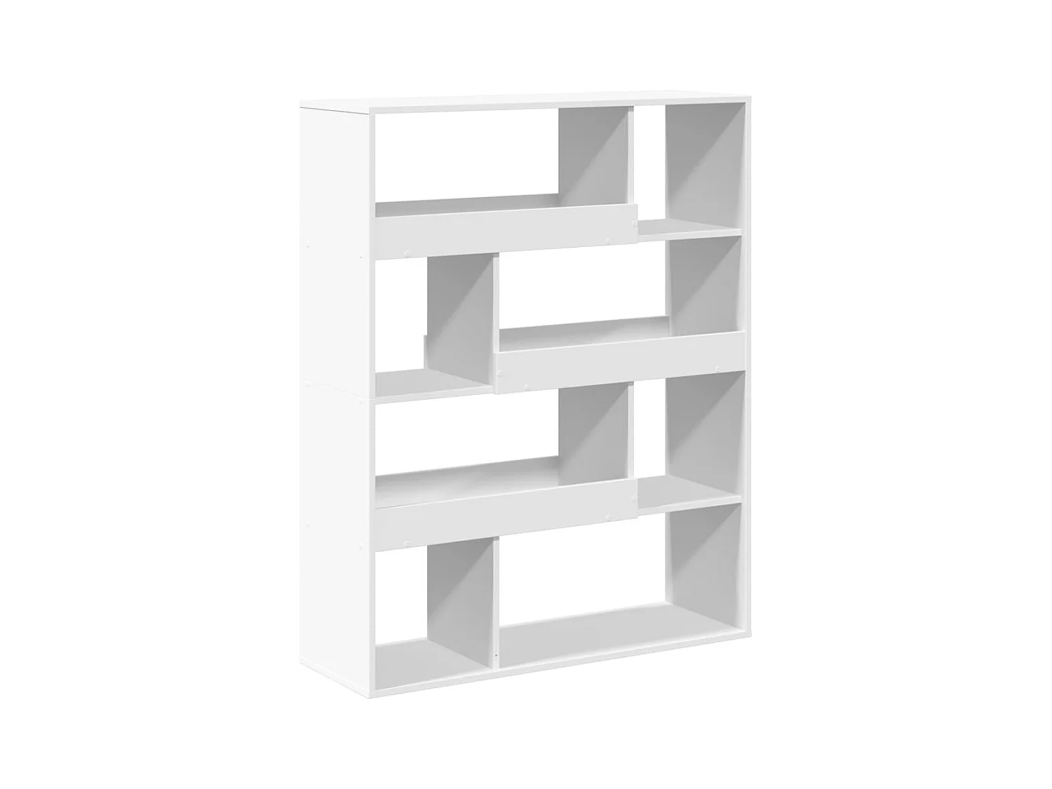 Cloison de séparation blanc 100x33x125,5 cm bois d'ingénierie