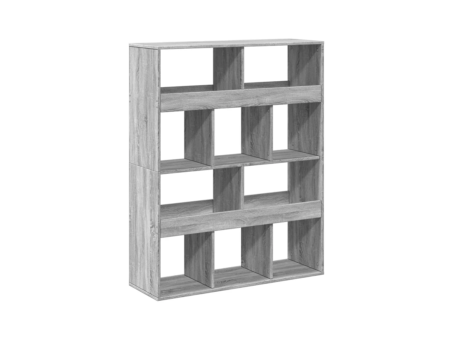 Raumteiler Grau Sonoma 100x33x125,5 cm Holzwerkstoff