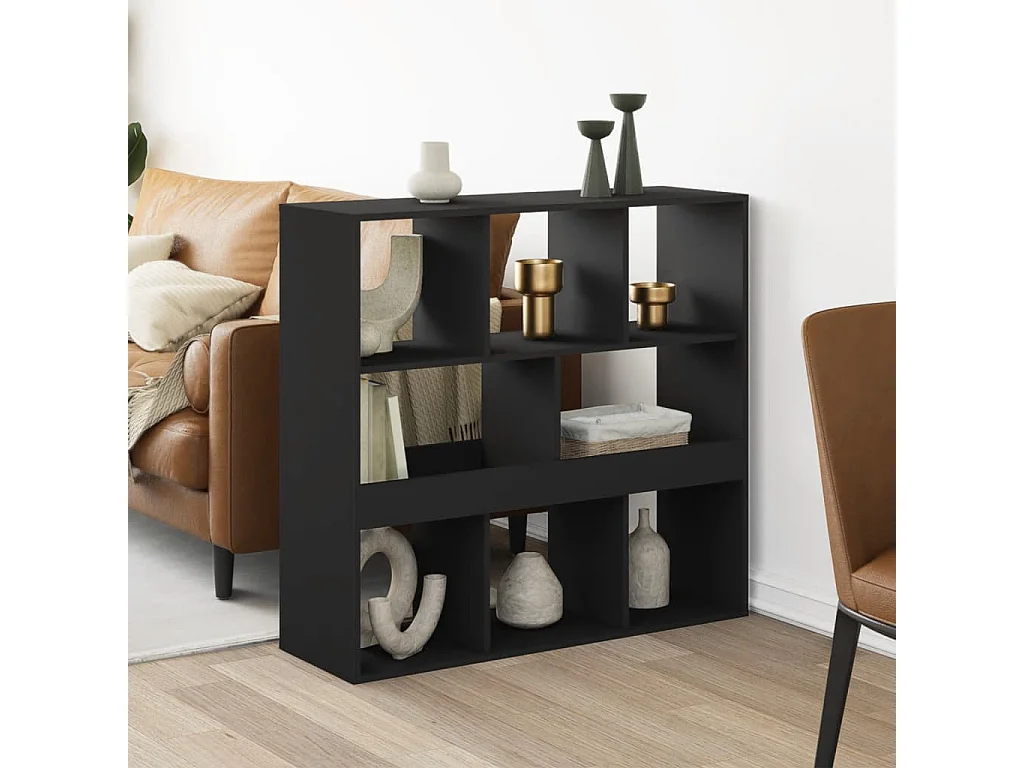 Divisória 100x33x94,5 cm derivados de madeira preto