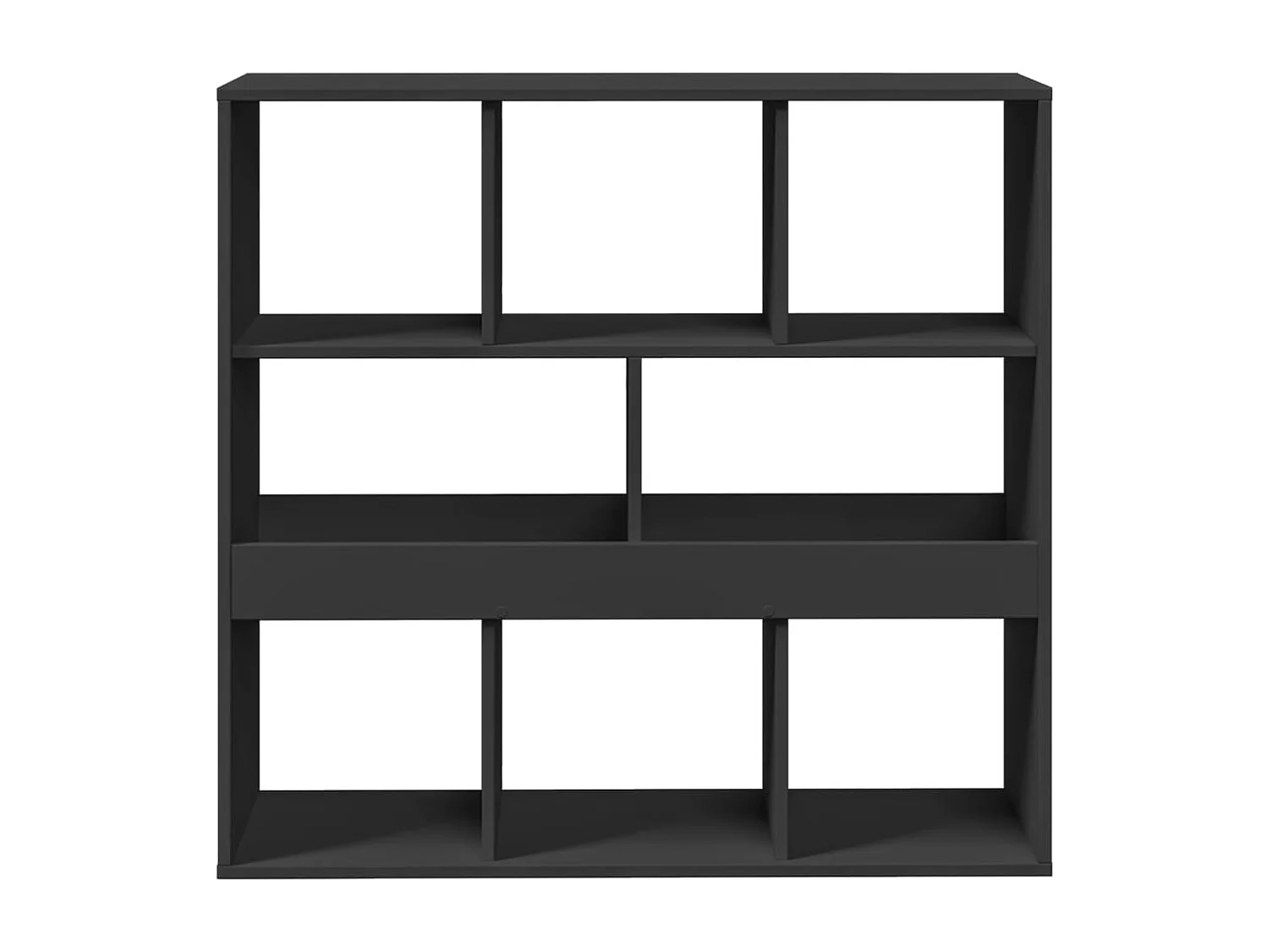 Divisória 100x33x94,5 cm derivados de madeira preto