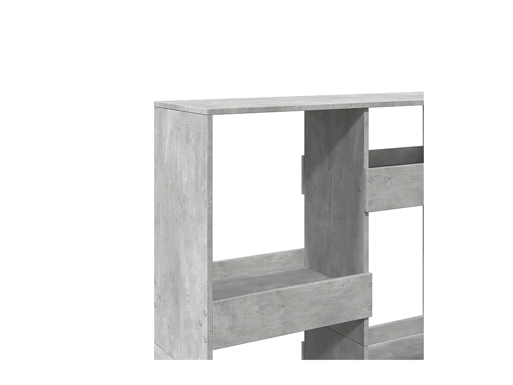 Divisorio Grigio Cemento 100x33x135 cm in Truciolato