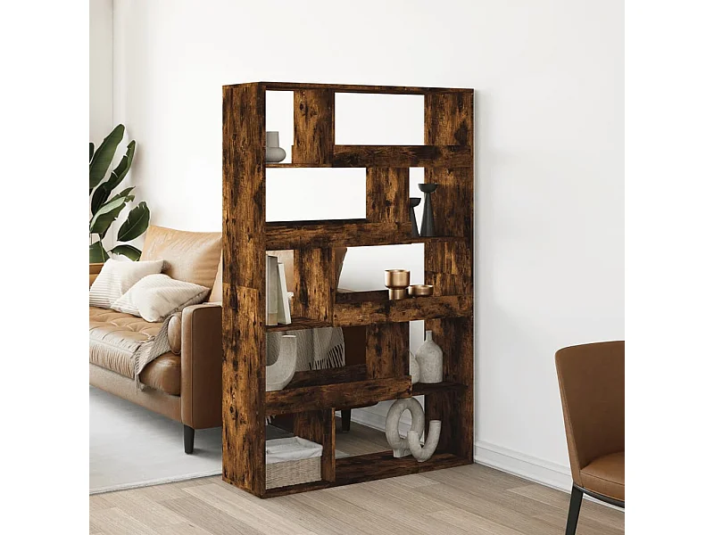 Raumteiler Räuchereiche 100x33x156,5 cm Holzwerkstoff