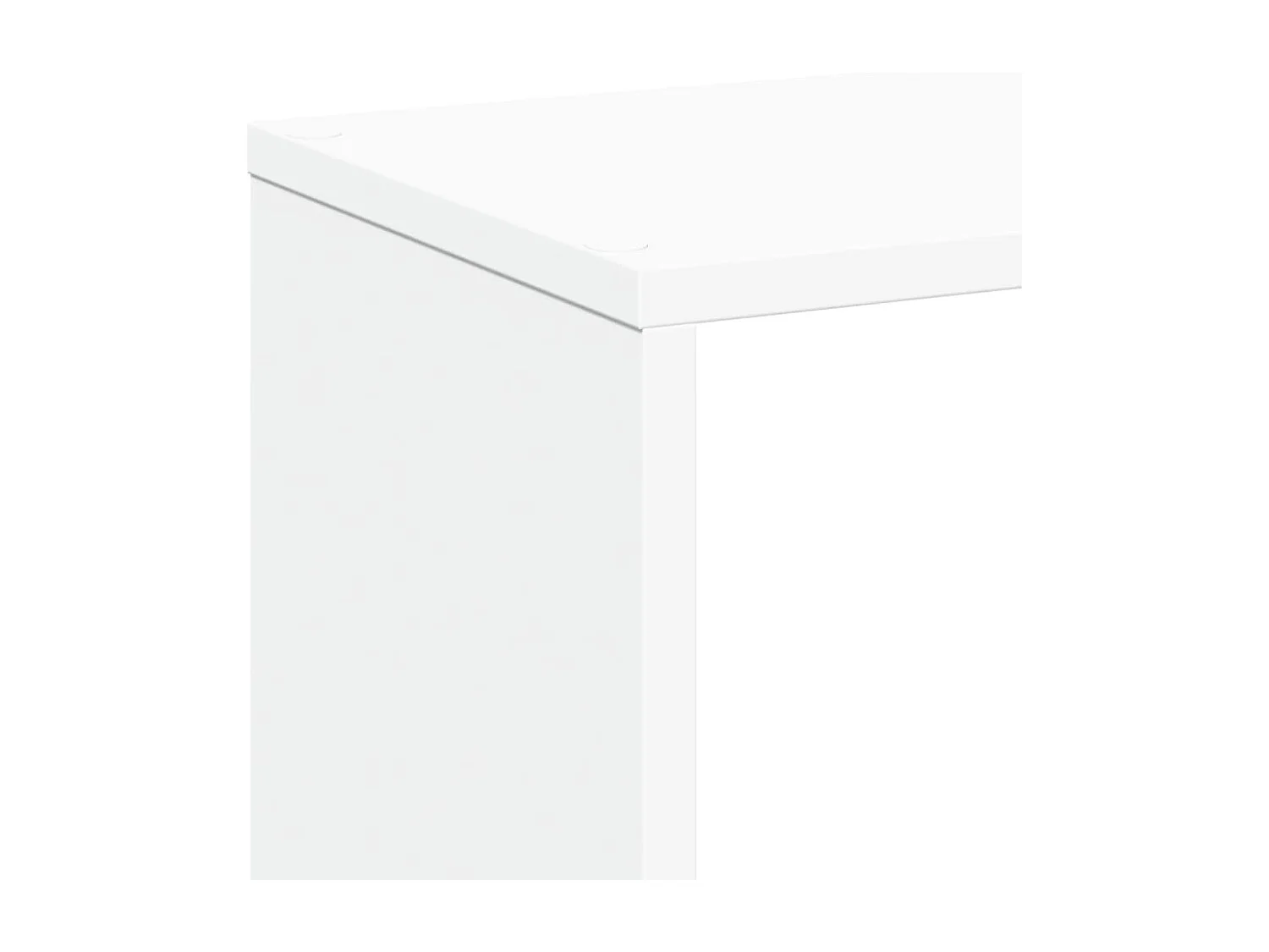 Étagère séparatrice de pièce blanc 67x25x161,5 cm