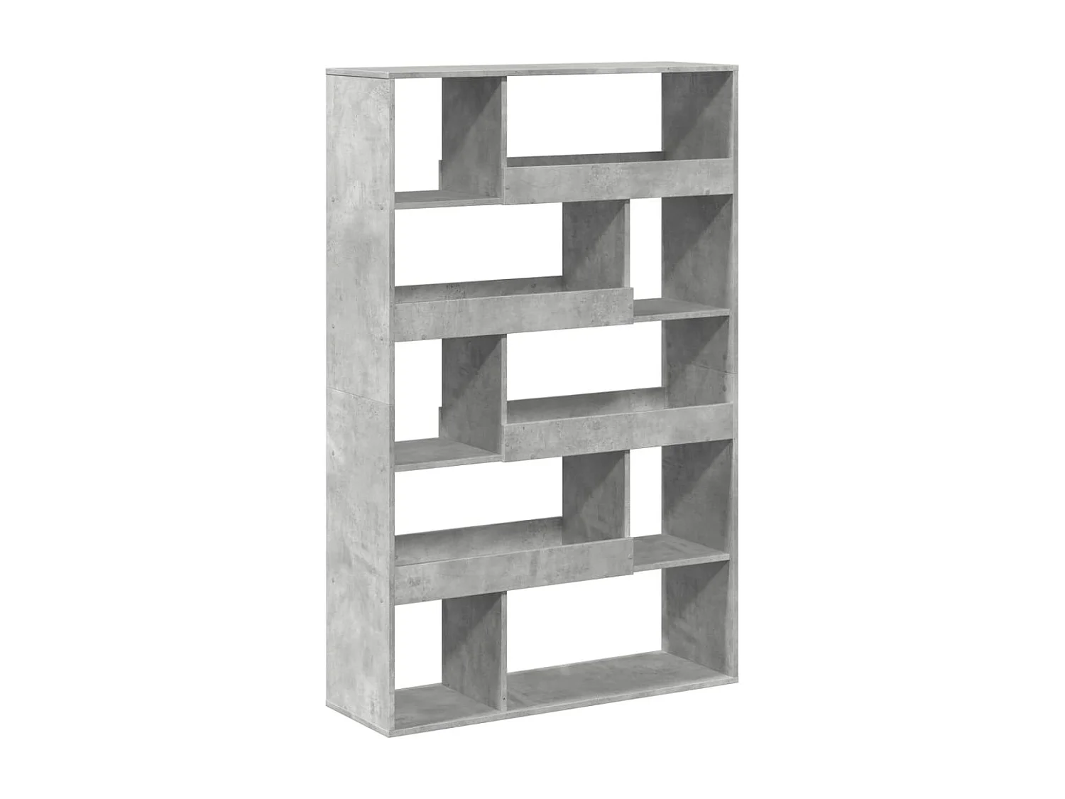 Raumteiler Betongrau 100x33x156,5 cm Holzwerkstoff