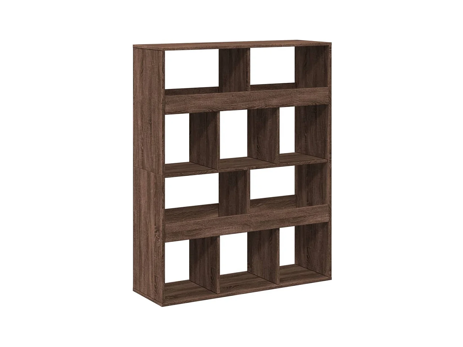 Cloison de séparation chêne marron bois d'ingénierie