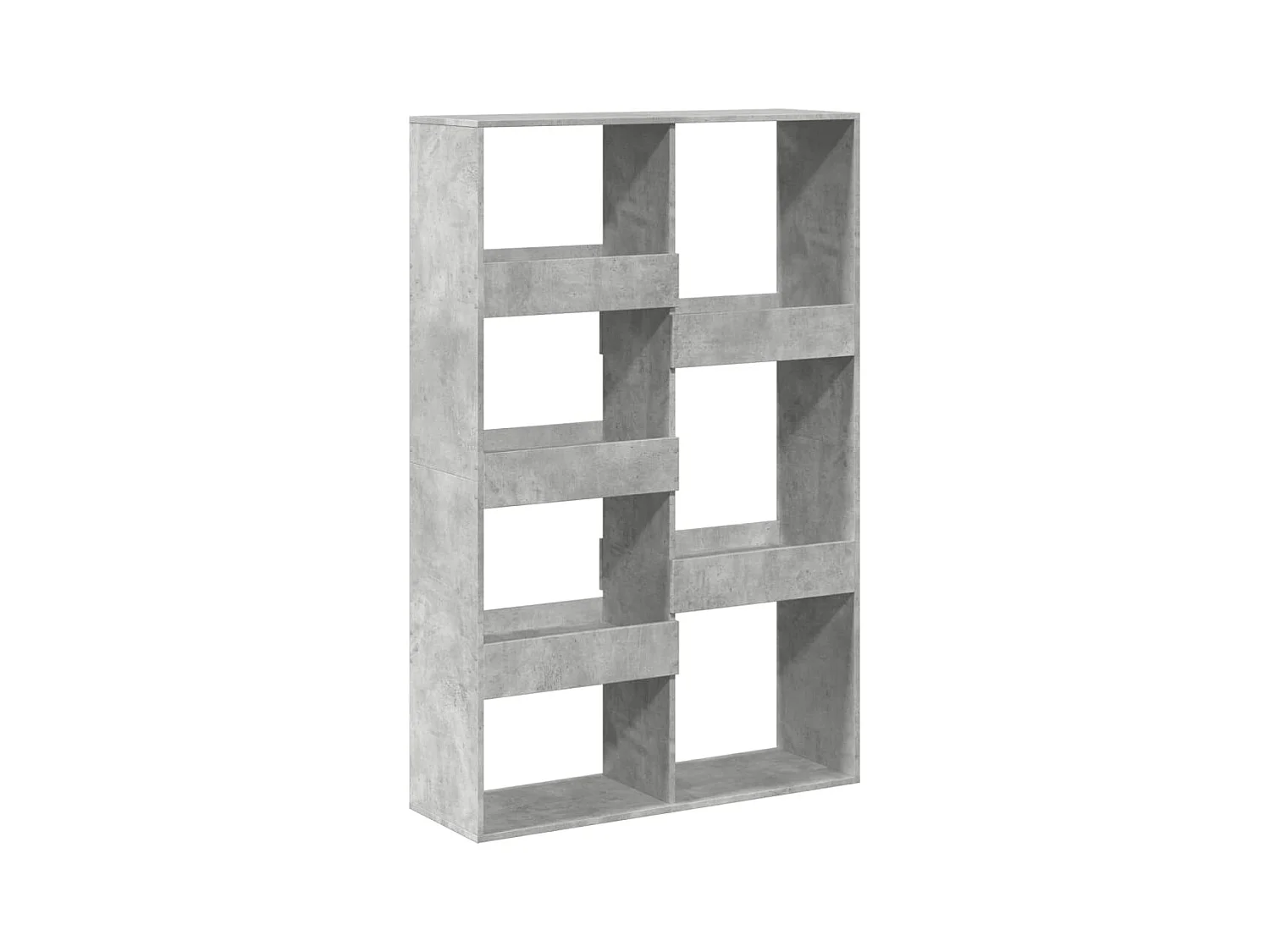 kamerscherm 100x33x155,5 cm bewerkt hout betongrijs