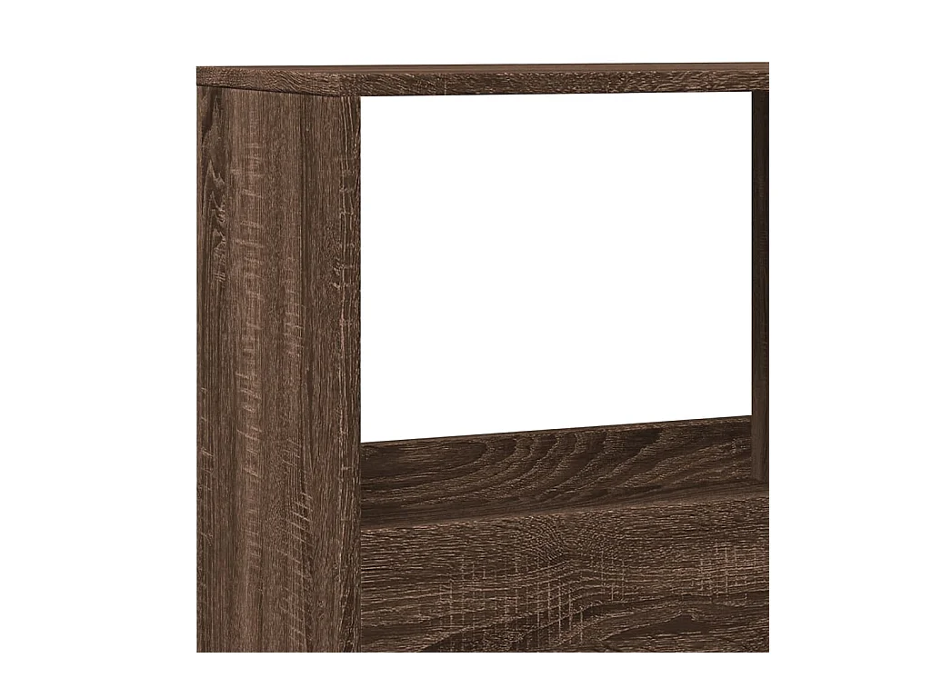 Cloison de séparation chêne marron bois d'ingénierie