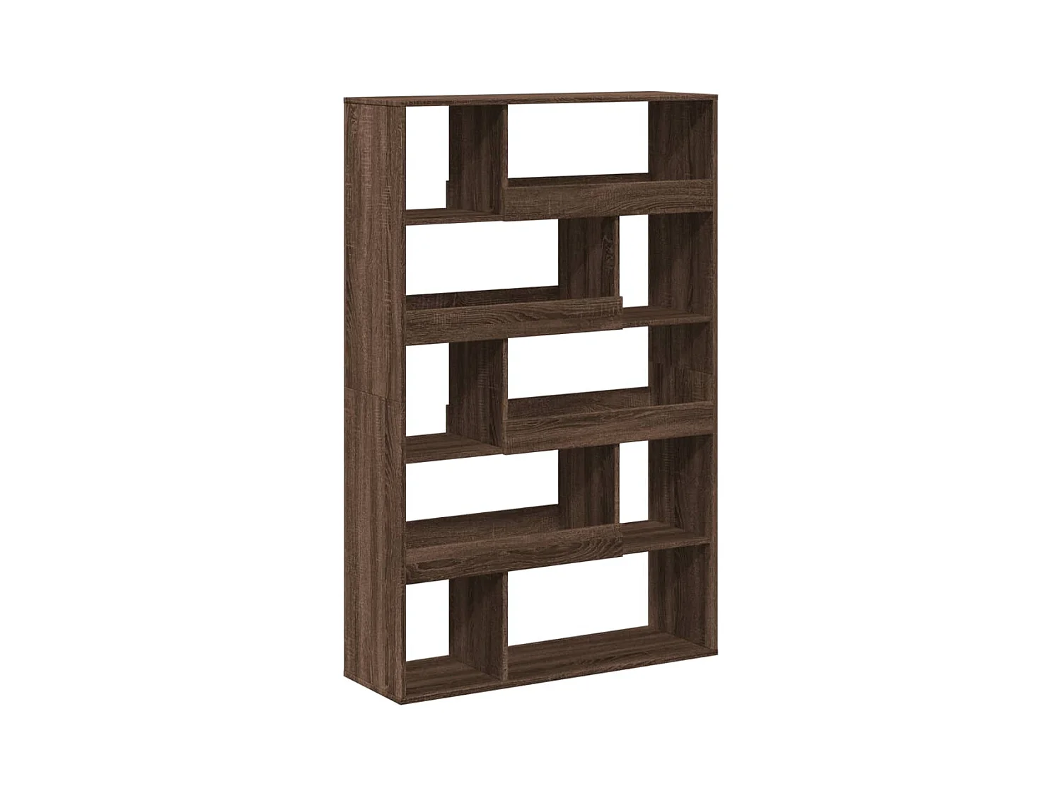 Kamerscherm 100x33x156,5 cm bewerkt hout bruin eikenkleurig