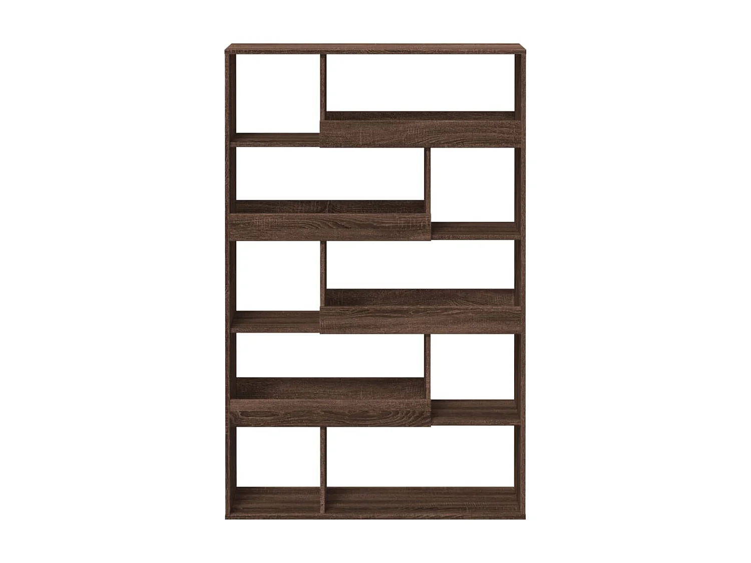 Libreria Rovere Marrone 100x33x156,5 cm in Truciolato