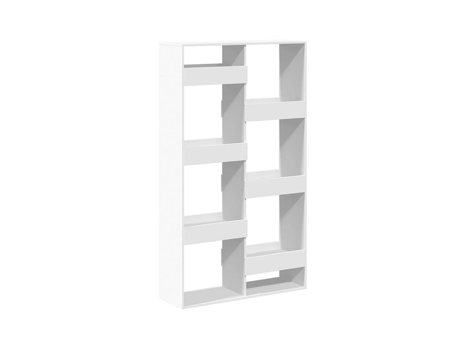 Cloison de séparation blanc 100x33x175 cm bois d'ingénierie