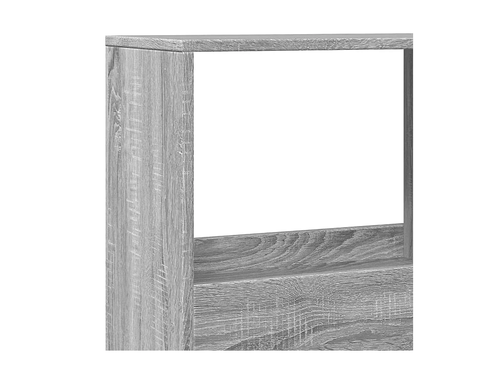 Raumteiler Grau Sonoma 100x33x155,5 cm Holzwerkstoff