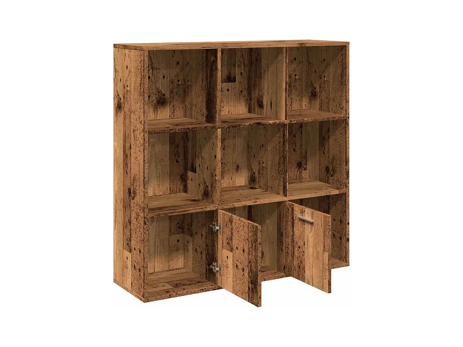 Libreria Legno Antico 98x29x97,5 cm in Legno Multistrato