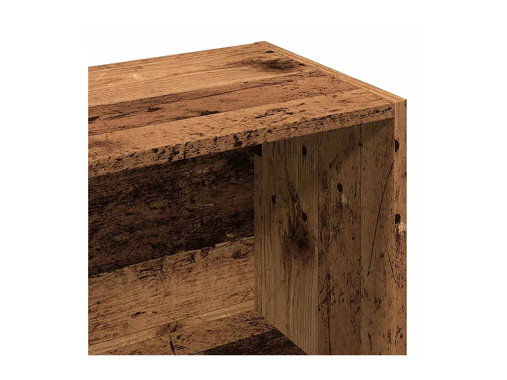 Libreria Legno Antico 98x29x97,5 cm in Legno Multistrato