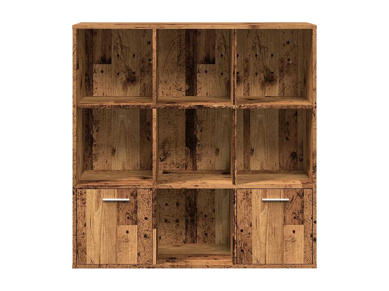 Bücherschrank Altholz-Optik 98x29x97,5 cm Holzwerkstoff