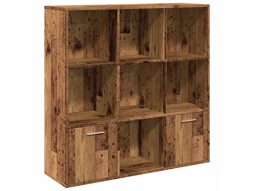 Libreria Legno Antico 98x29x97,5 cm in Legno Multistrato