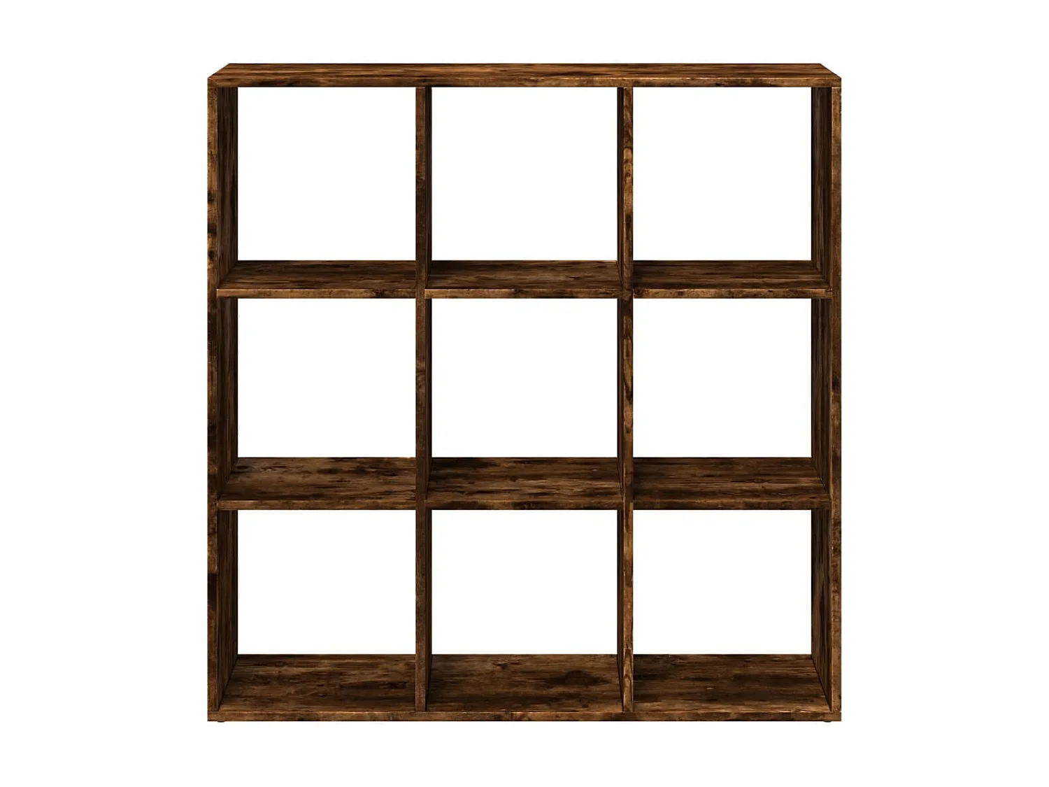 Étagère séparatrice de pièce chêne fumé 102x29x103,5 cm