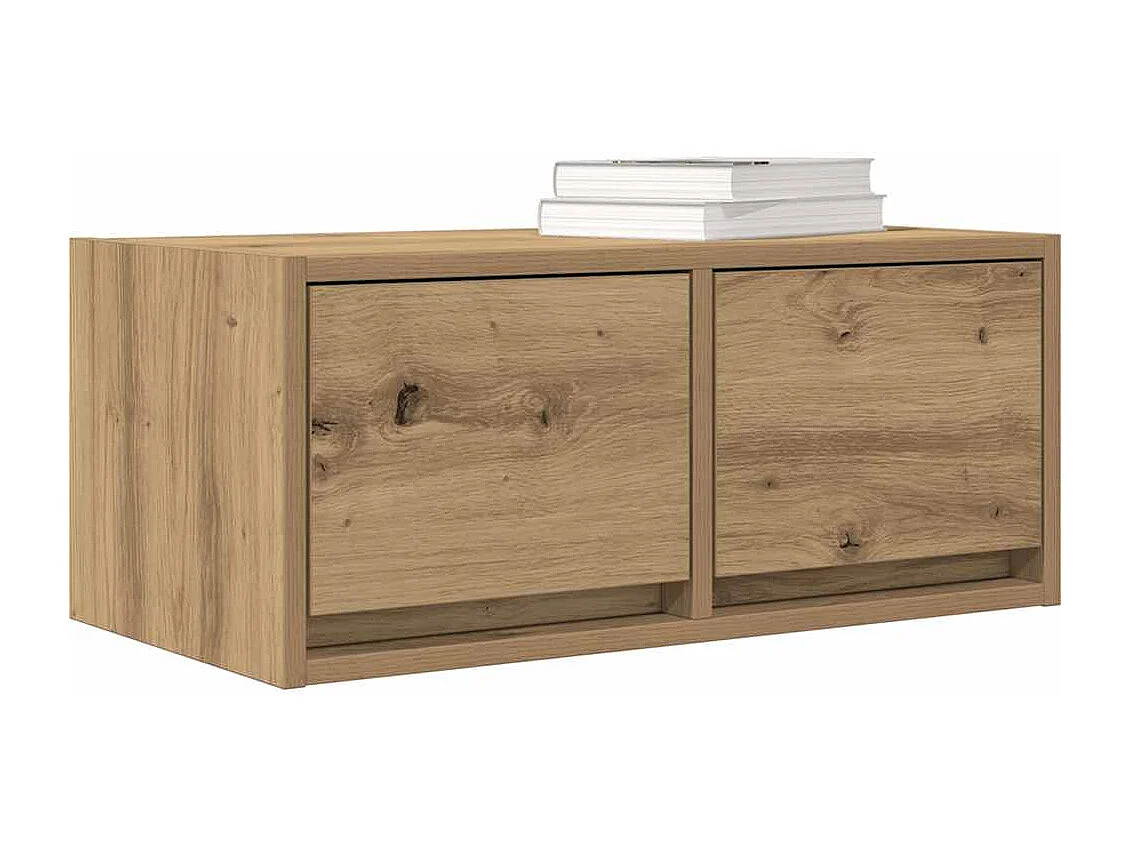 Meubles TV 2 pcs chêne artisanal 60x31x25,5cm bois d'ingénierie