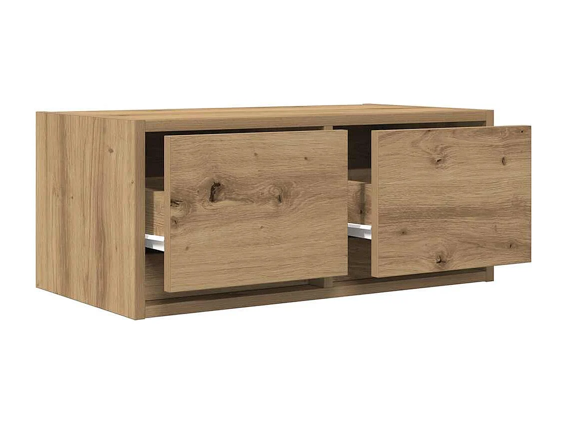 Meubles TV 2 pcs chêne artisanal 60x31x25,5cm bois d'ingénierie