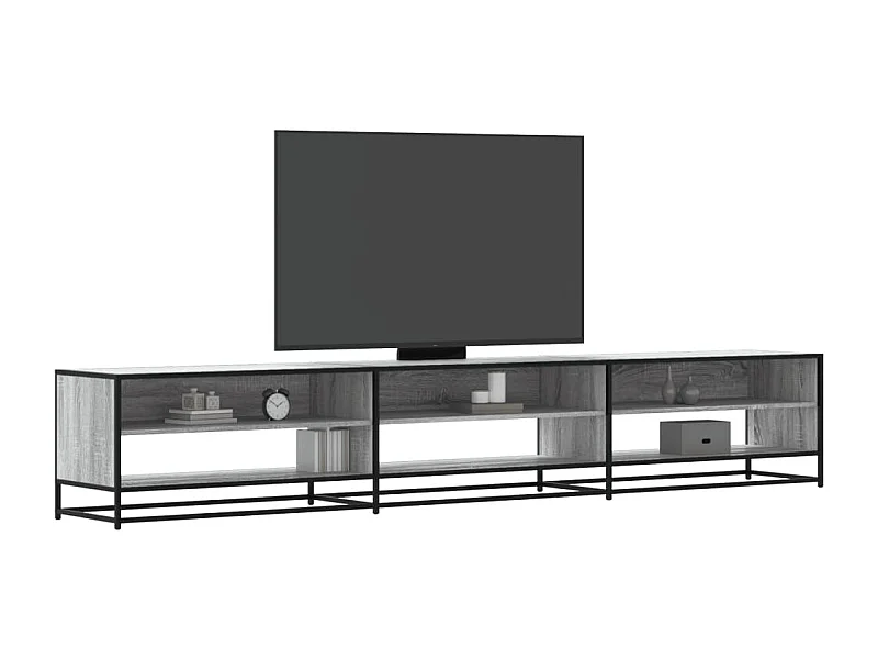 TV-Schrank Grau Sonoma 270x40x46 cm Holzwerkstoff