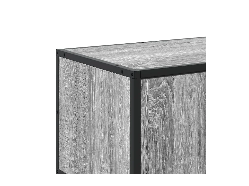 Meuble TV sonoma gris 180x35x41 cm bois d'ingénierie