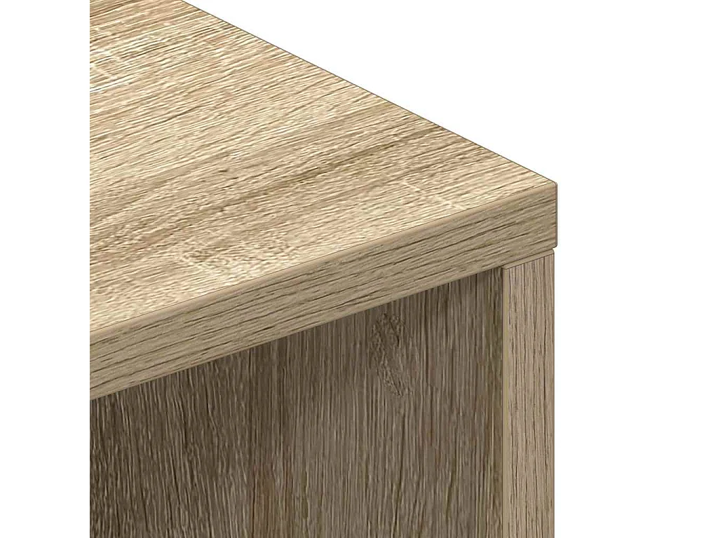 Mueble de TV madera contrachapada color roble 100x40x40cm