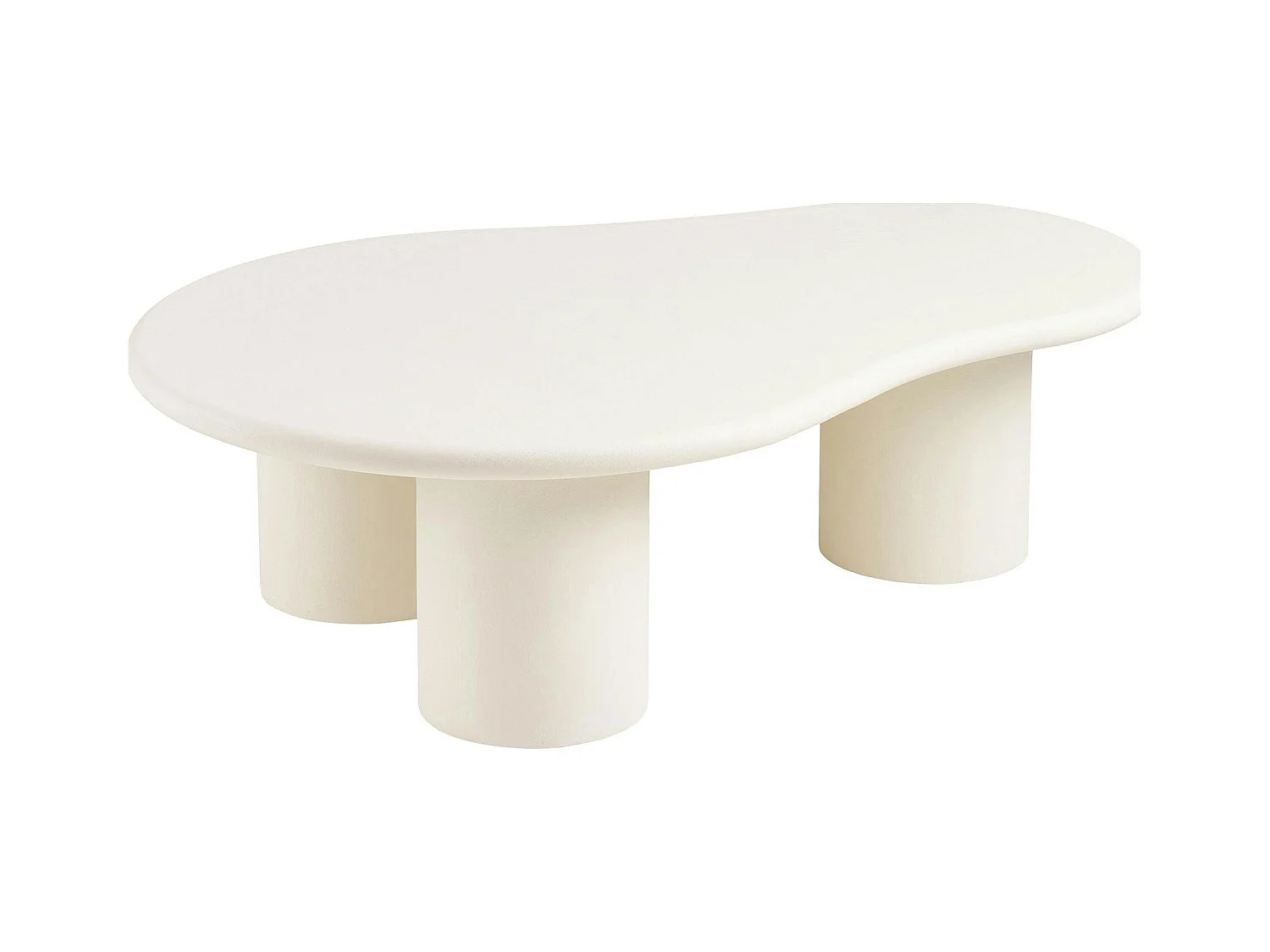 Table basse organique - finition peinture ciment TALLINN