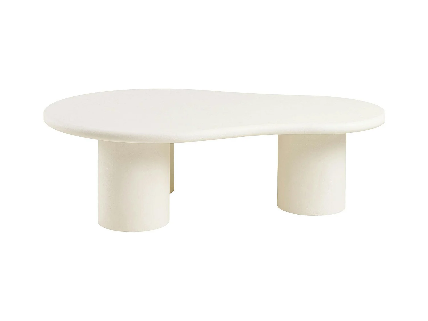 Table basse organique - finition peinture ciment TALLINN