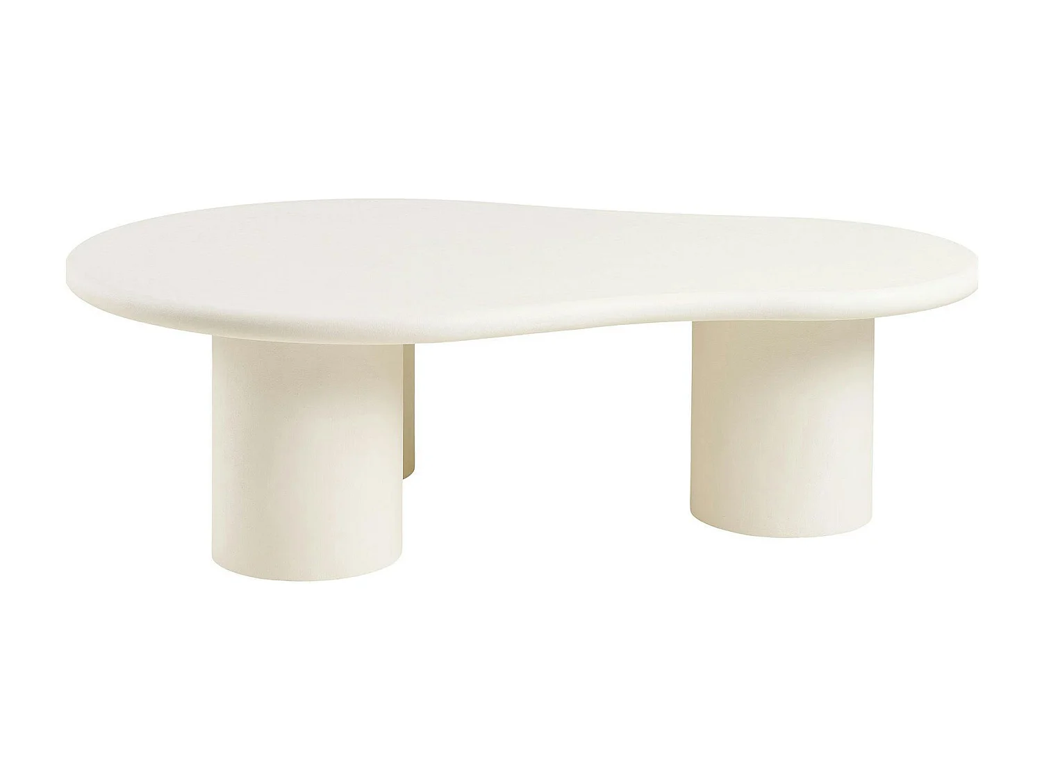 Table basse organique - finition peinture ciment TALLINN