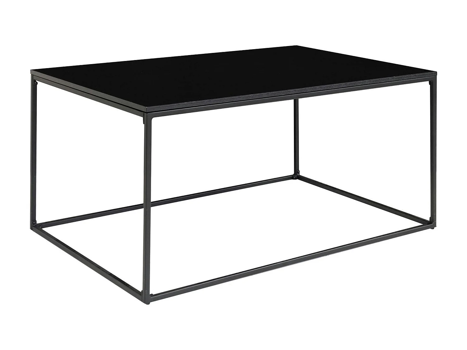 Table basse rectangulaire noire - design minimaliste TALLINN