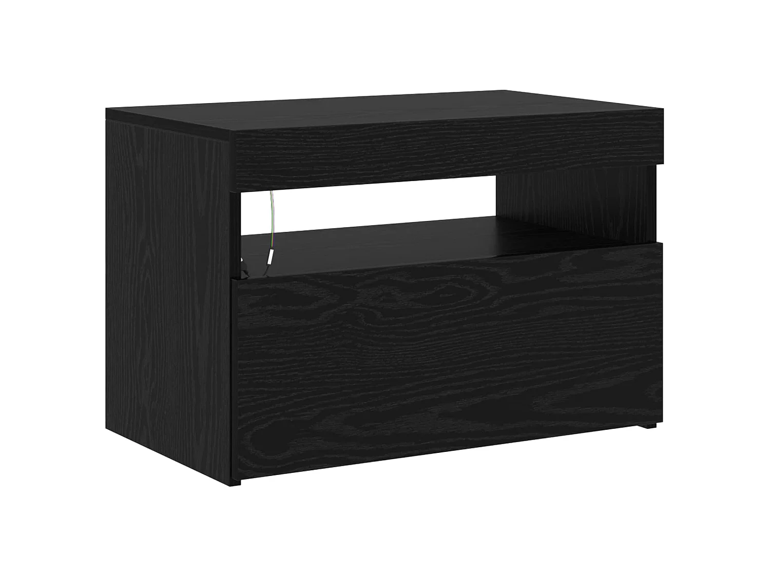 Meuble TV 2 pcs Chêne noir 180 x 35 x 40 cm Bois d'ingénierie