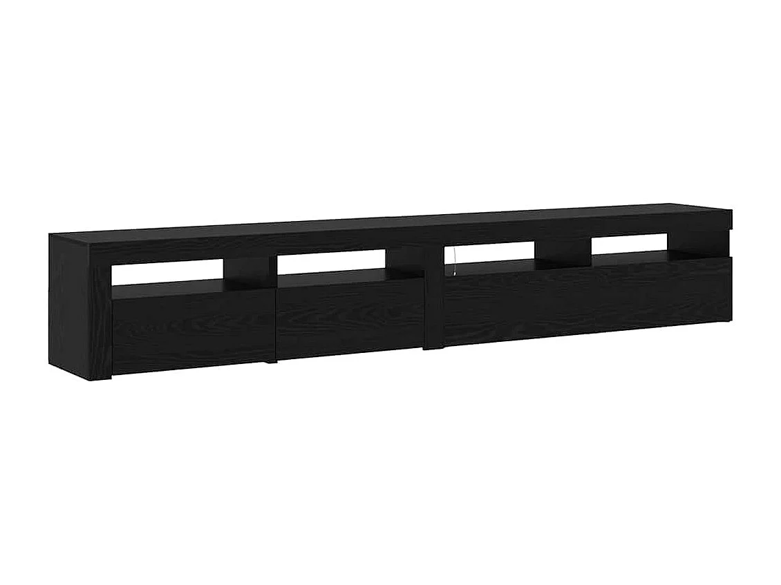 Meubles TV 2 pcs Chêne noir 240 x 35 x 40 cm Bois d'ingénierie