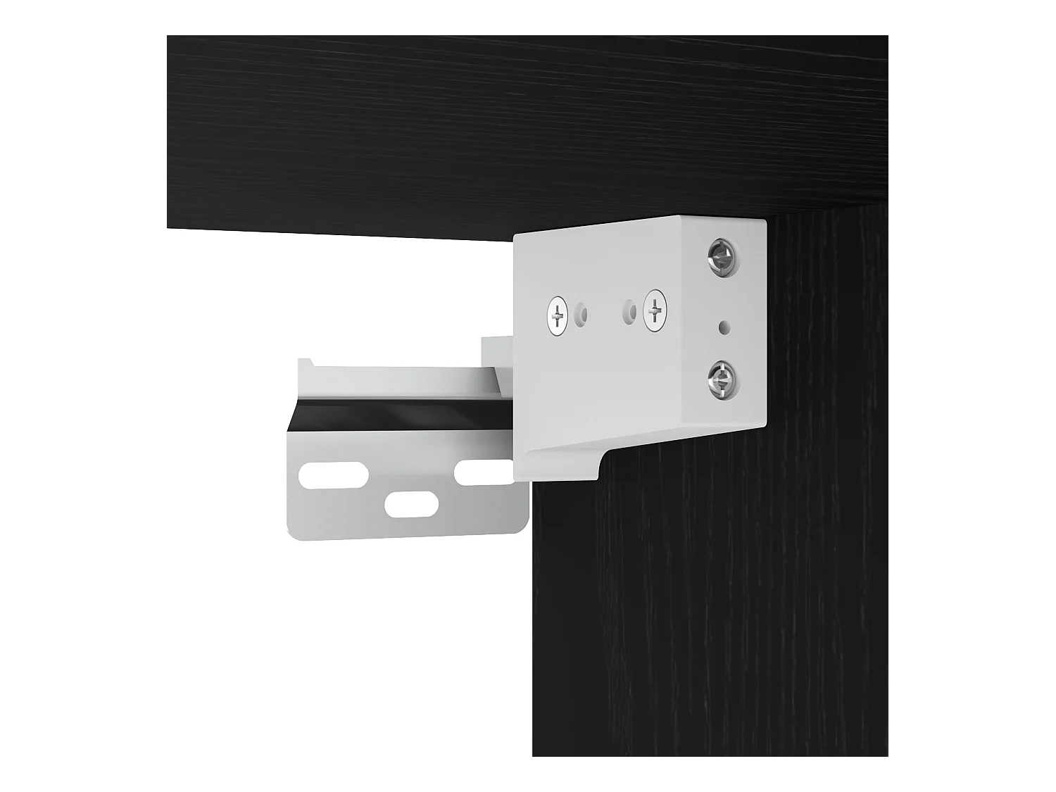 Set de meubles TV 4 pièces Chêne noir 30.5x30x90 cm Bois d'ingénierie, Meubles TV muraux -