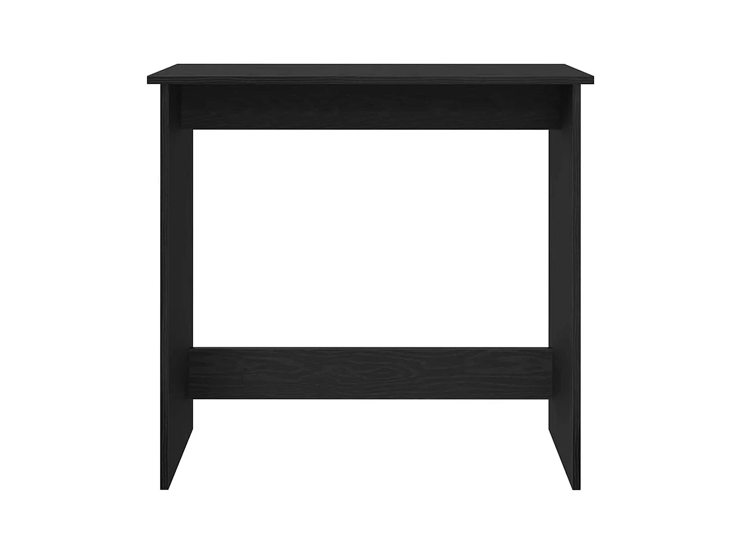 Bureau 80x40x75 cm bewerkt hout zwart