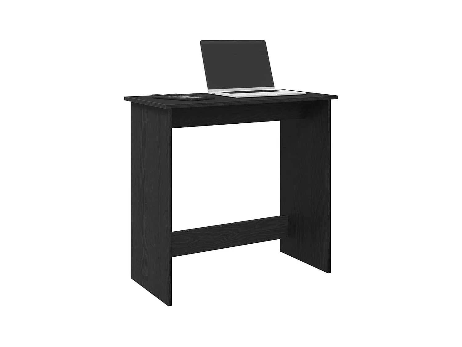 Bureau Noir 80x40x75 cm Aggloméré