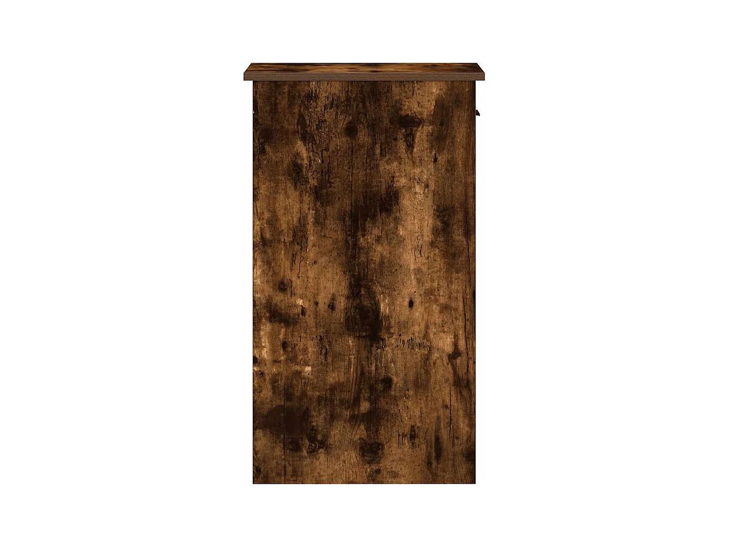 Computertorenstandaard met lade 35x45x77 cm gerookt eikenkleur