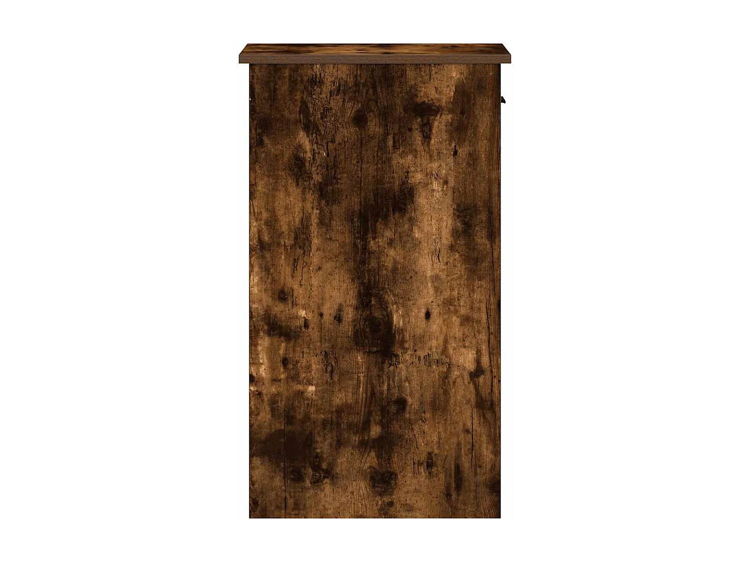 Support de tour d'ordinateur et tiroir chêne fumé 35x45x77 cm