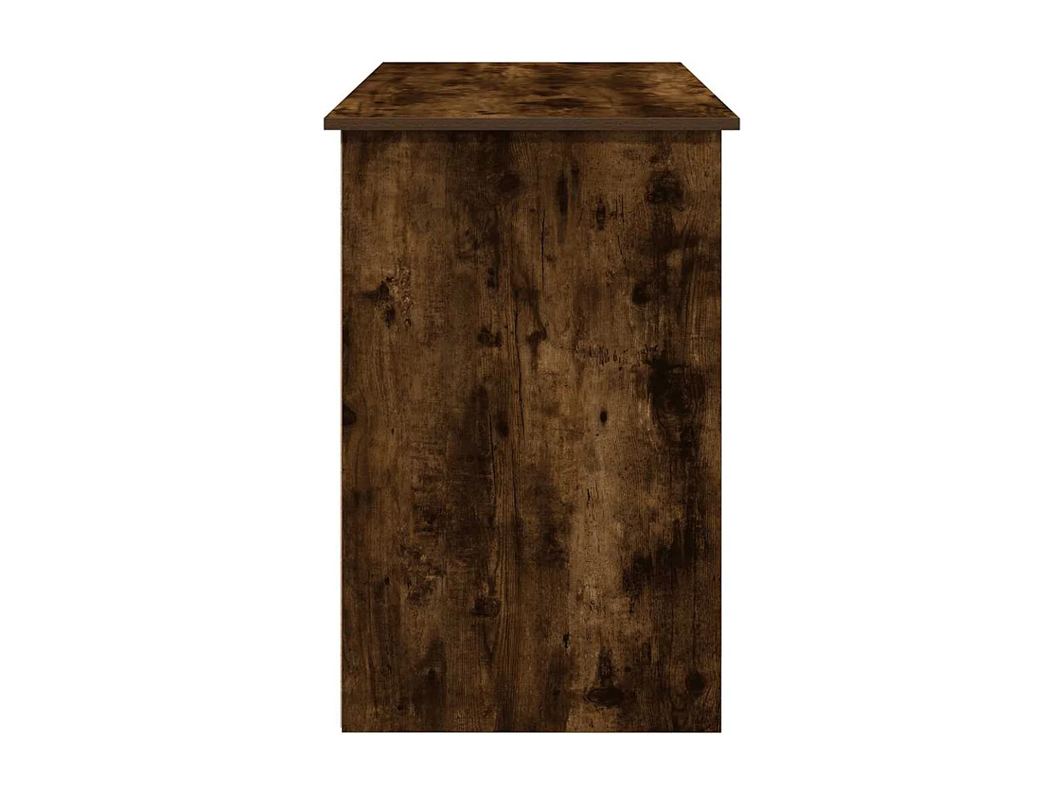 Bureau chêne fumé 102x50x75 cm bois d'ingénierie